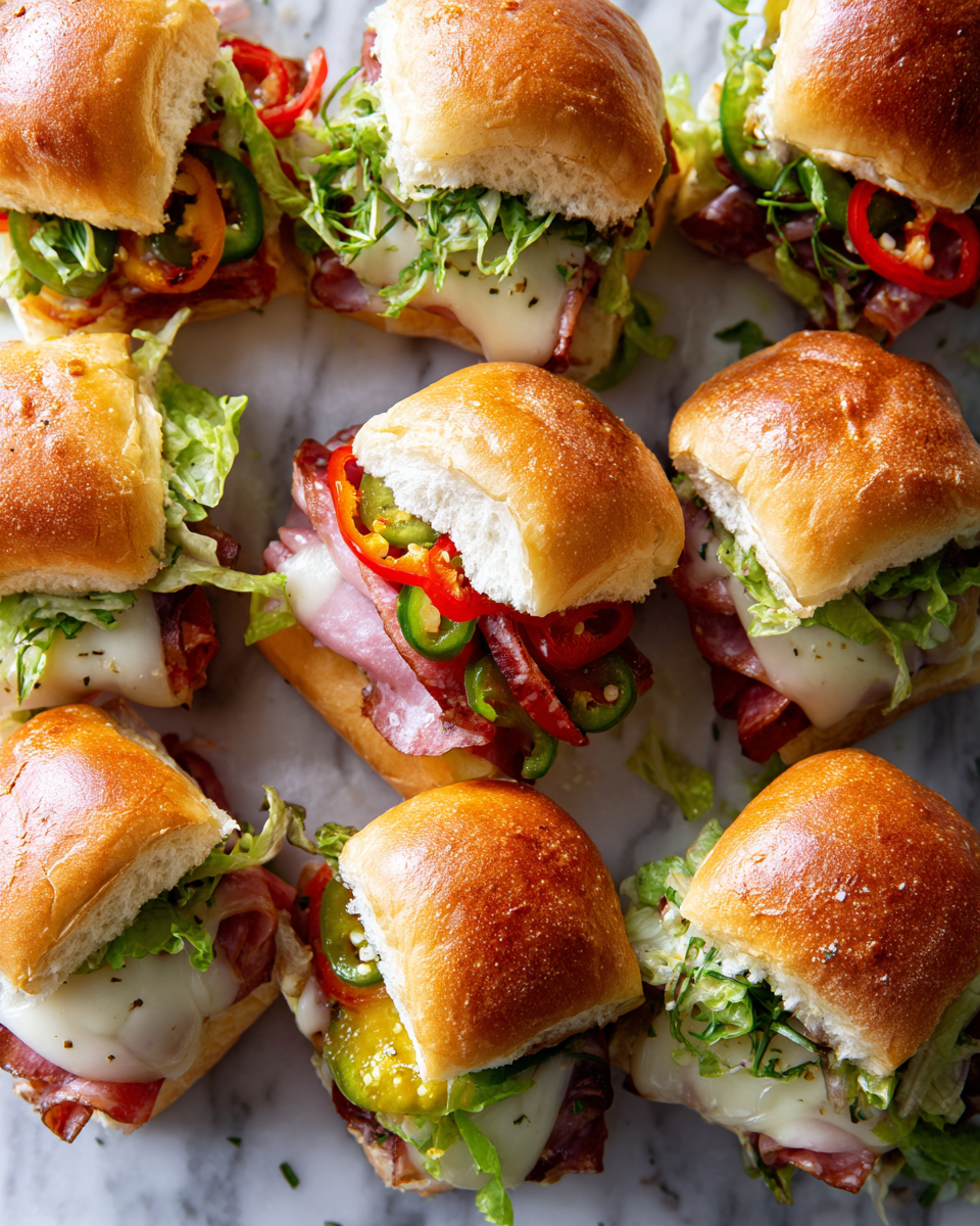 Delicious Italian Sub Sliders for Quick Gatherings 32dbc814 d57f 49c6 bd7e aff6e066d3bftl