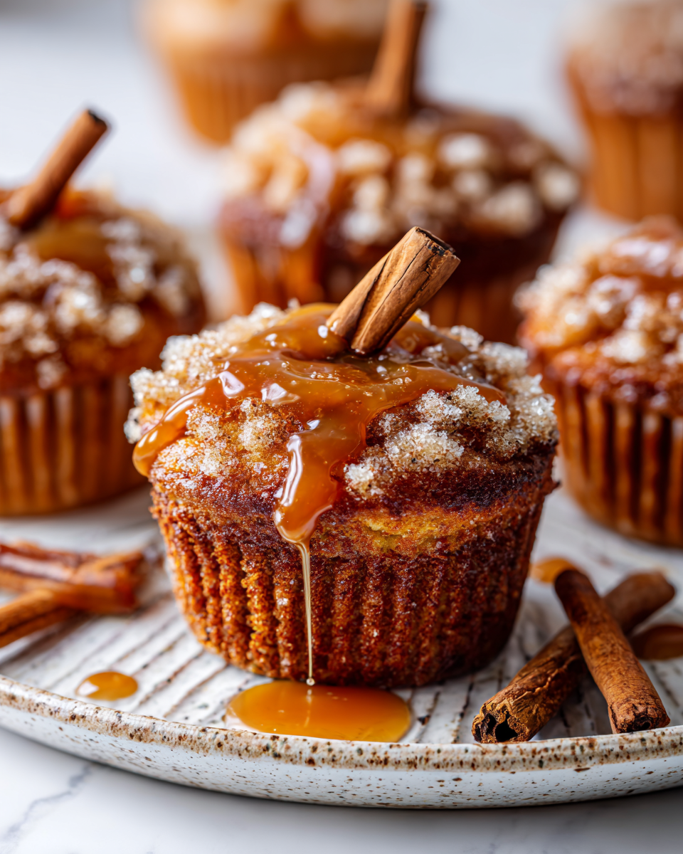 Churro cupcakes topped with cinnamon-sugar and cream cheese frosting, perfect festive dessert for holiday gatherings.