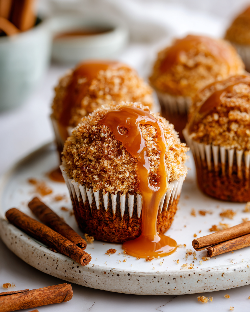 Churro cupcakes topped with cinnamon-sugar and cream cheese frosting, perfect festive dessert for holiday gatherings.