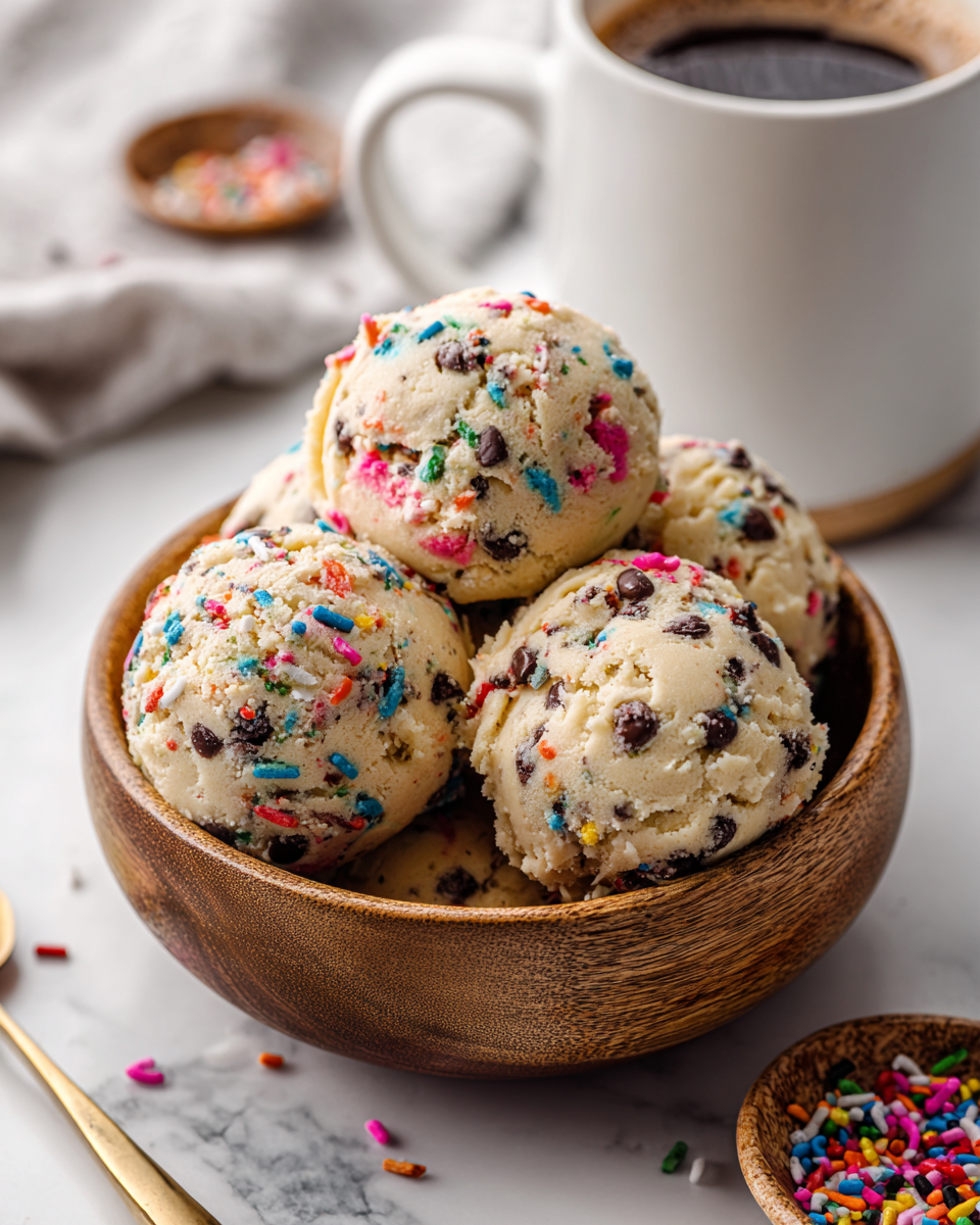 Delicious Edible Cookie Dough for Everyone Edible cookie dough recipe, safe to eat raw, no baking required, perfect for holidays and gifting.