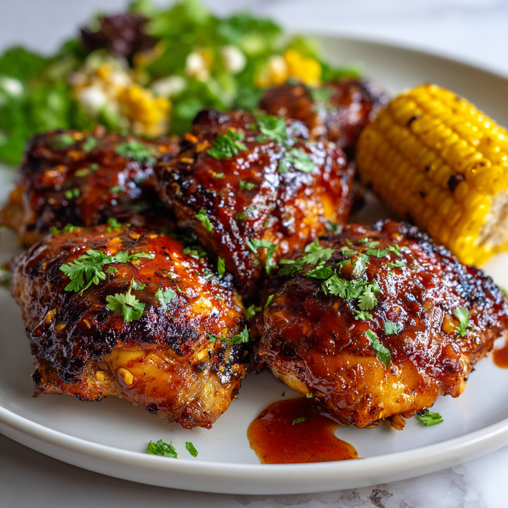 Delicious Grilled BBQ Chicken Recipe Easy grilled BBQ chicken recipe with smoky flavors, perfect for gatherings and holiday celebrations.