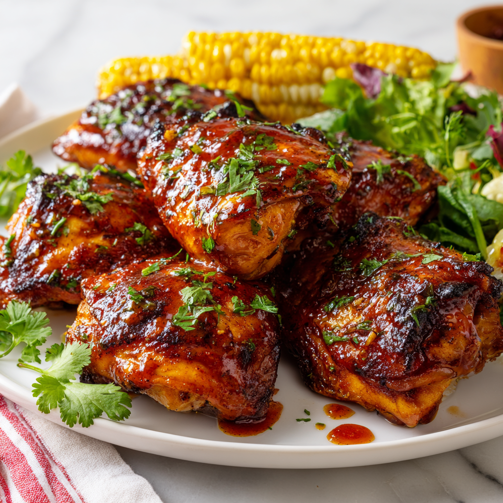 Delicious Grilled BBQ Chicken Recipe Easy grilled BBQ chicken recipe with smoky flavors, perfect for gatherings and holiday celebrations.