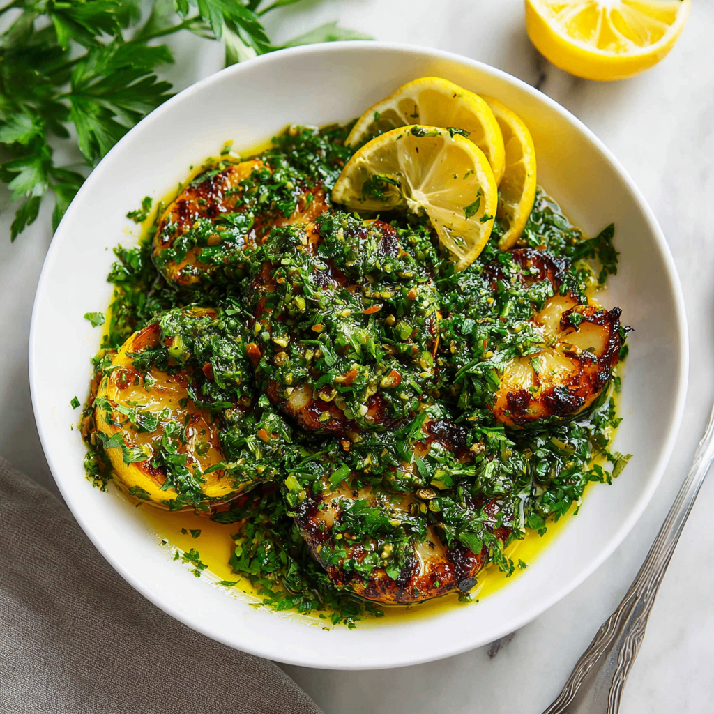 Elevate Your Holiday Meals with Chimichurri Sauce Chimichurri sauce made with fresh herbs and garlic for vibrant holiday meals.