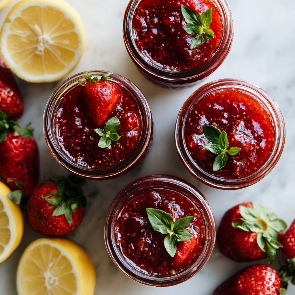 Homemade Strawberry Jam for the Holidays Delicious homemade strawberry jam, perfect for festive gifts and holiday breakfasts, made from fresh strawberries and lemon juice.