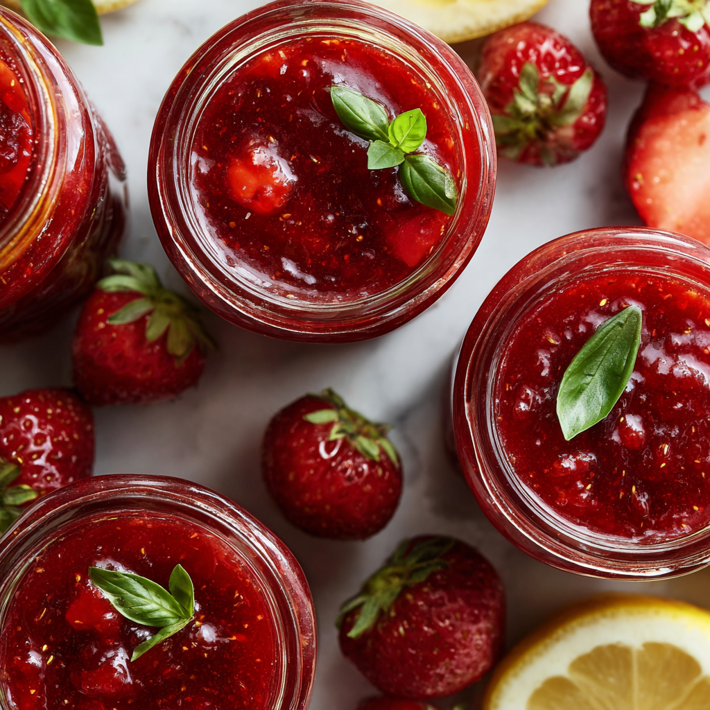 Homemade Strawberry Jam for the Holidays Delicious homemade strawberry jam, perfect for festive gifts and holiday breakfasts, made from fresh strawberries and lemon juice.