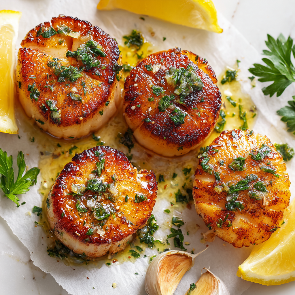 Quick and Easy Grilled Scallops Quick and easy grilled scallops recipe for holiday gatherings, perfect for impressing guests with rich flavor and elegant presentation.