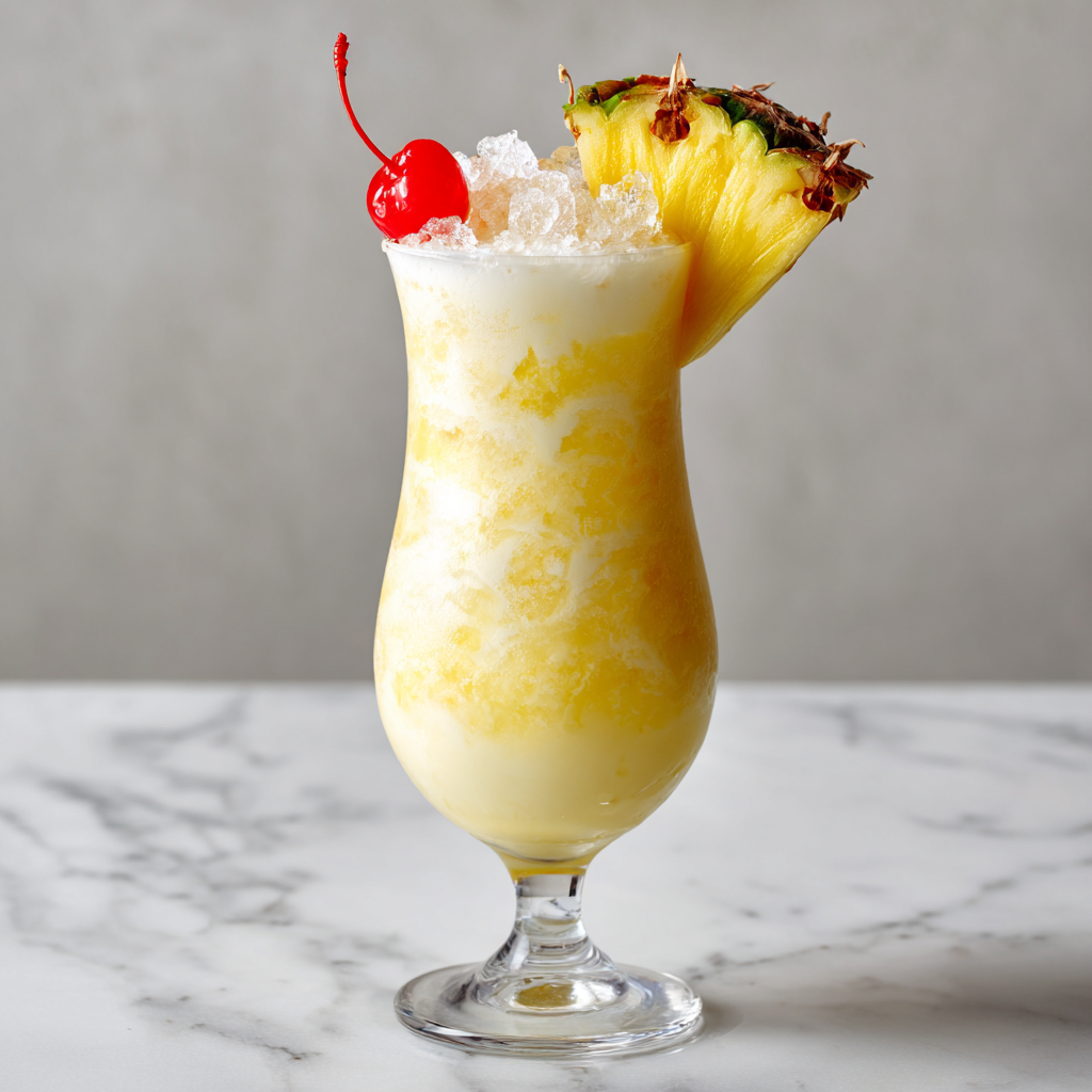 Refreshing Pina Colada Made Easy Easy Pina Colada recipe featuring coconut cream and fresh pineapple, perfect for summer cocktails and festive celebrations.
