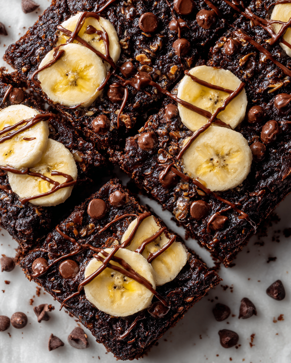 Delicious Chocolate Baked Oats topped with chocolate chips, a wholesome recipe perfect for breakfast or snacks during the festive season.