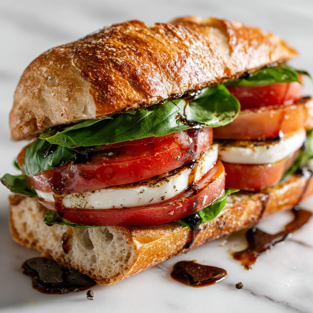 Quick and Easy Caprese Sandwich Quick and Easy Caprese Sandwich