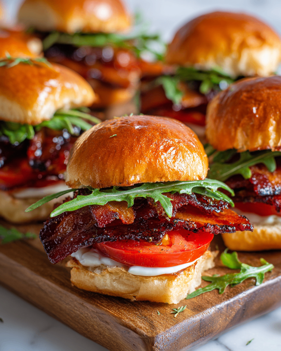 Delicious Candied Bacon BLT Sliders for Your Holiday Gatherings Delicious Candied Bacon BLT Sliders for Your Holiday Gatherings