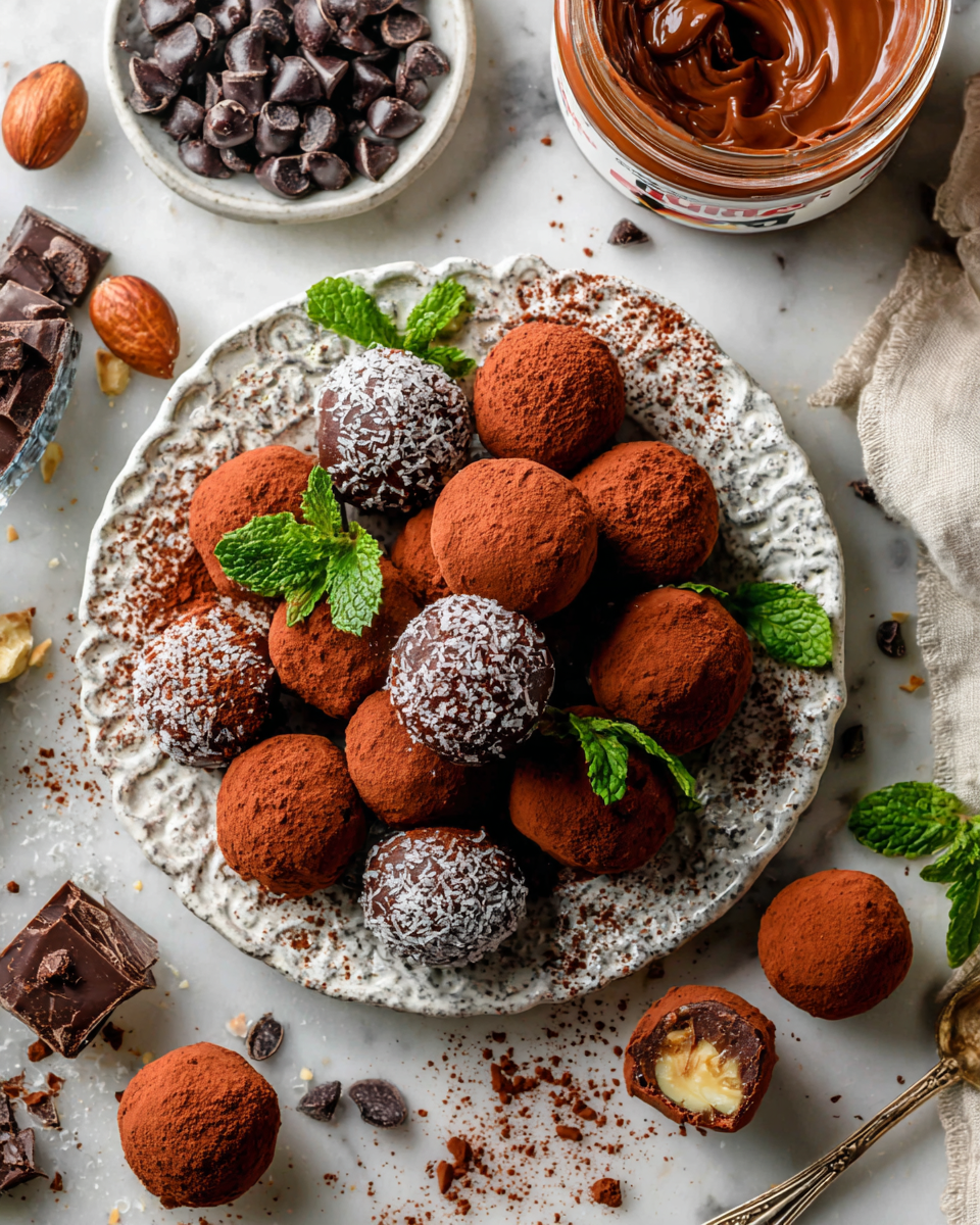 Decadent Nutella Truffles for Festive Gatherings Decadent Nutella Truffles for Festive Gatherings