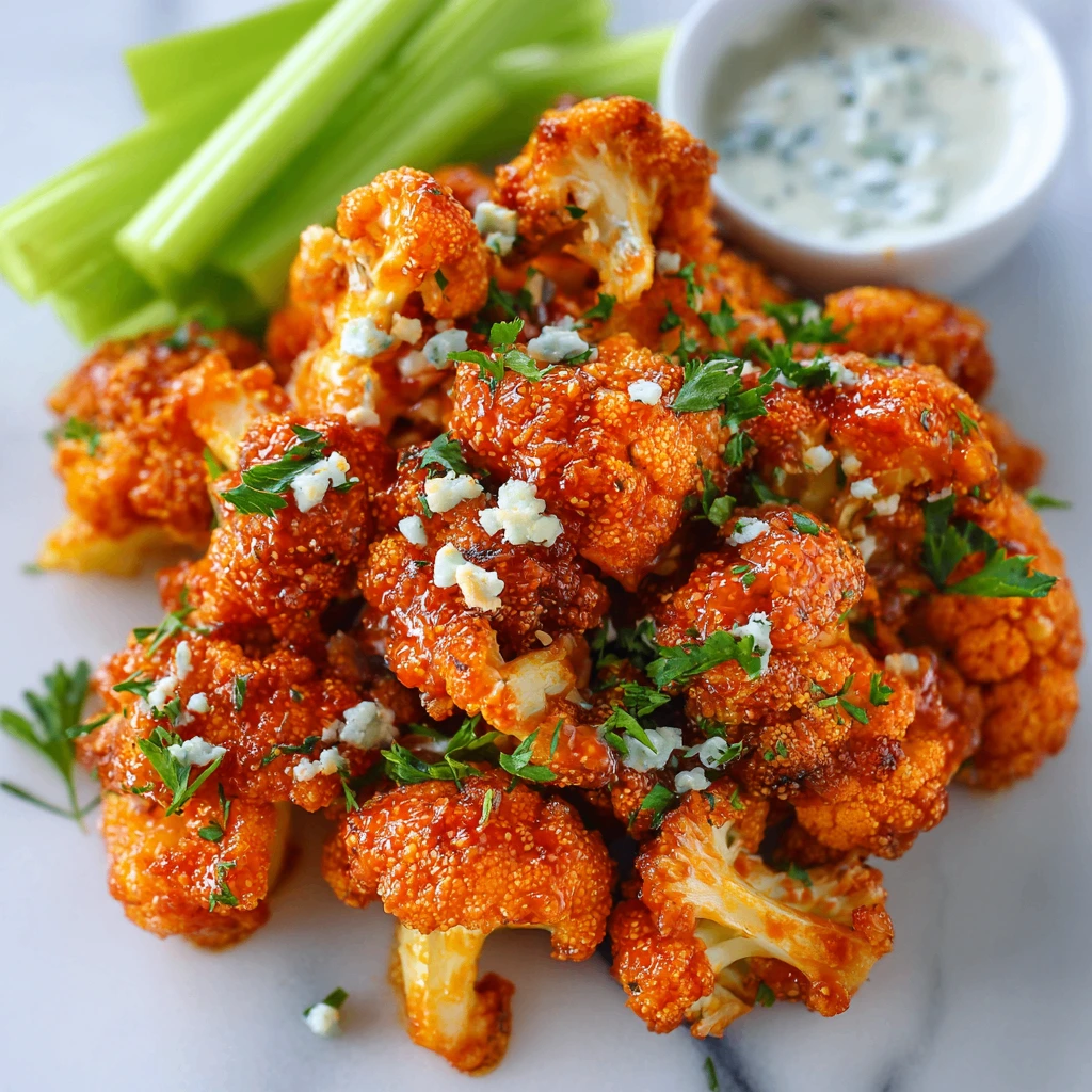 Crispy Buffalo Cauliflower Bites Crispy Buffalo Cauliflower Bites