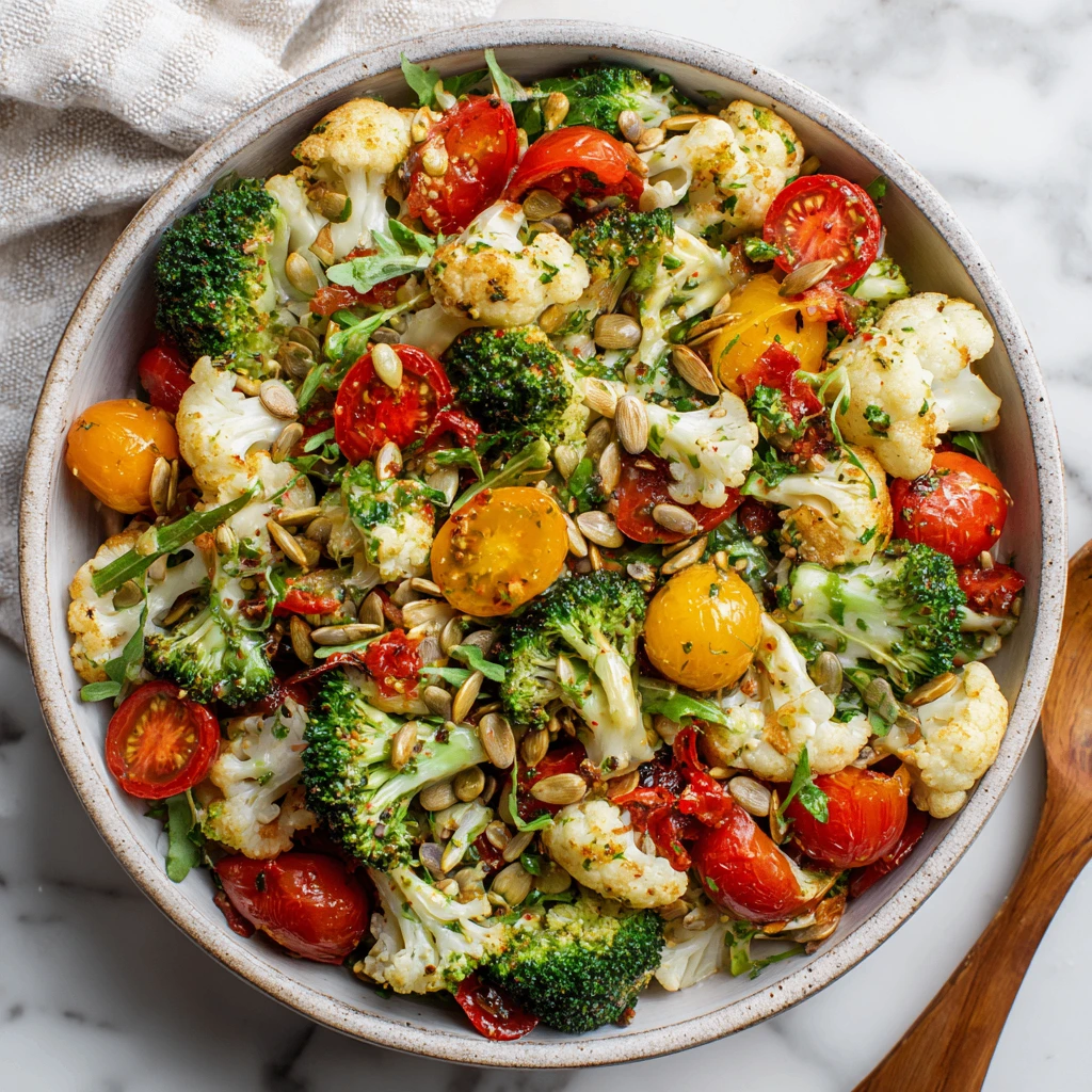 Vibrant Cauliflower and Broccoli Salad Vibrant Cauliflower and Broccoli Salad