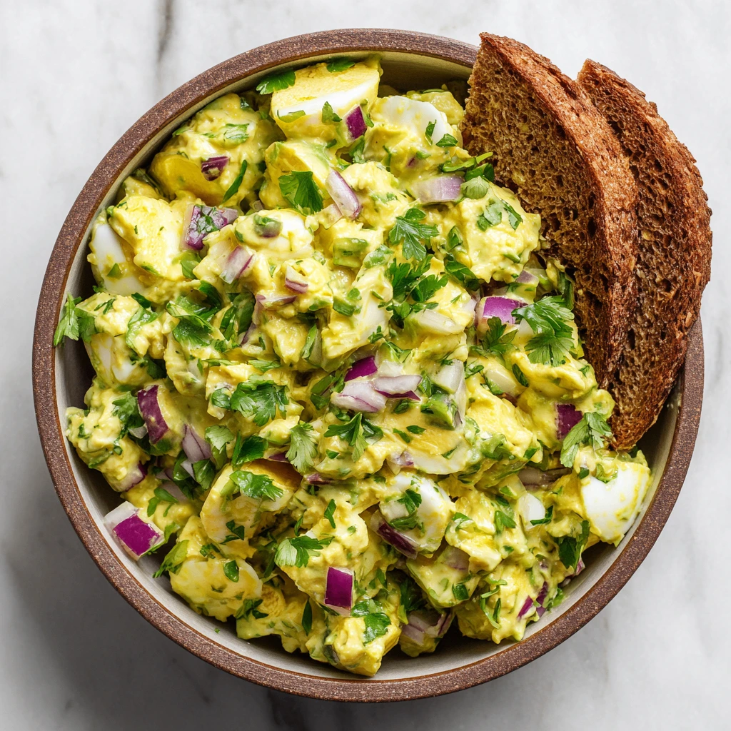 Creamy Avocado Egg Salad Recipe Creamy Avocado Egg Salad Recipe