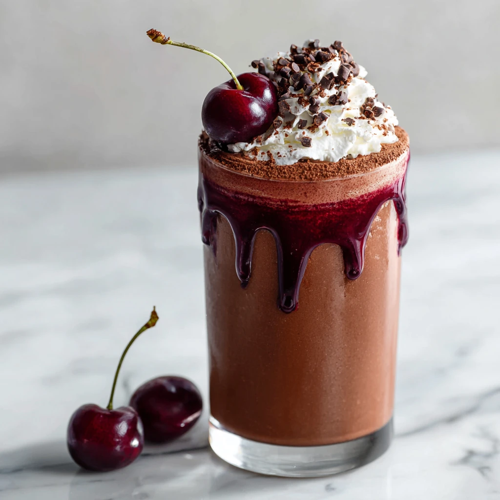 Indulge in a Creamy Chocolate Cherry Smoothie Indulge in a Creamy Chocolate Cherry Smoothie
