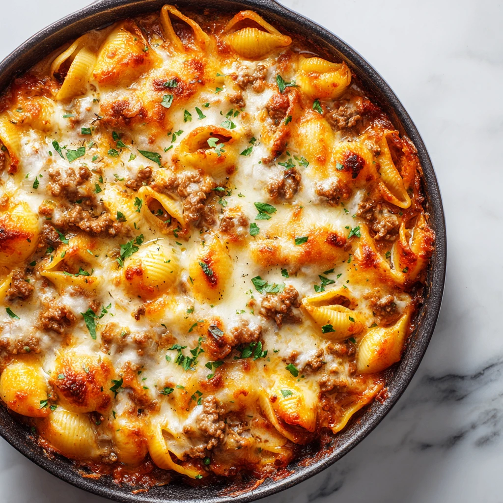 Cheesy Beef and Shells: A Cozy One-Pot Meal Cheesy Beef and Shells: A Cozy One-Pot Meal