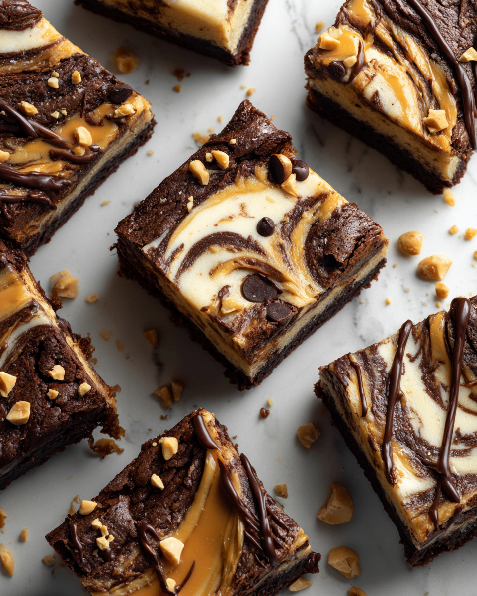 Decadent Peanut Butter Cheesecake Brownie Bars e92f1354 4949 4f6e 91cc 6f95f650a964tl