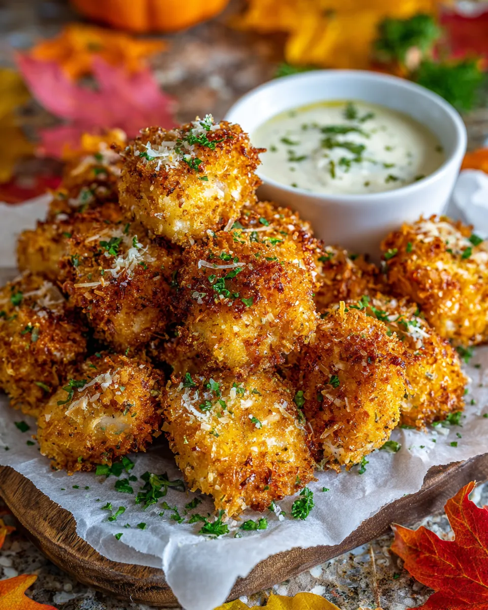 Crispy Garlic Parmesan Chicken Bites Crispy Garlic Parmesan Chicken Bites ready in 30 minutes, perfect for gatherings or casual dinners.