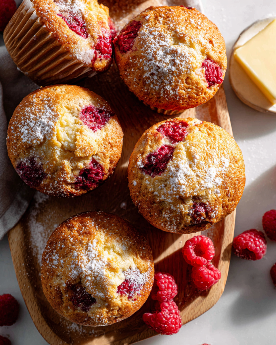 Delicious Buttermilk Raspberry Muffins baked to perfection, filled with fresh raspberries, ideal for cozy winter breakfasts and holiday gatherings