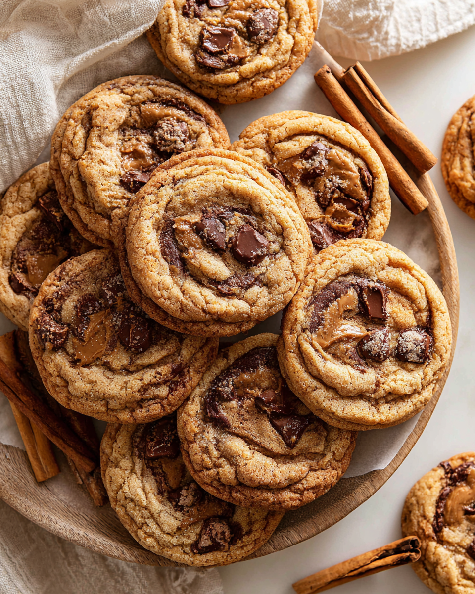 Indulge in homemade Chocolate Chip Biscoff Cookies, blending classic flavors with Biscoff spread for a delicious treat. Perfect for the holiday season!