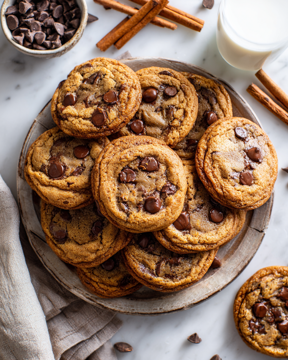 Indulge in homemade Chocolate Chip Biscoff Cookies, blending classic flavors with Biscoff spread for a delicious treat. Perfect for the holiday season!