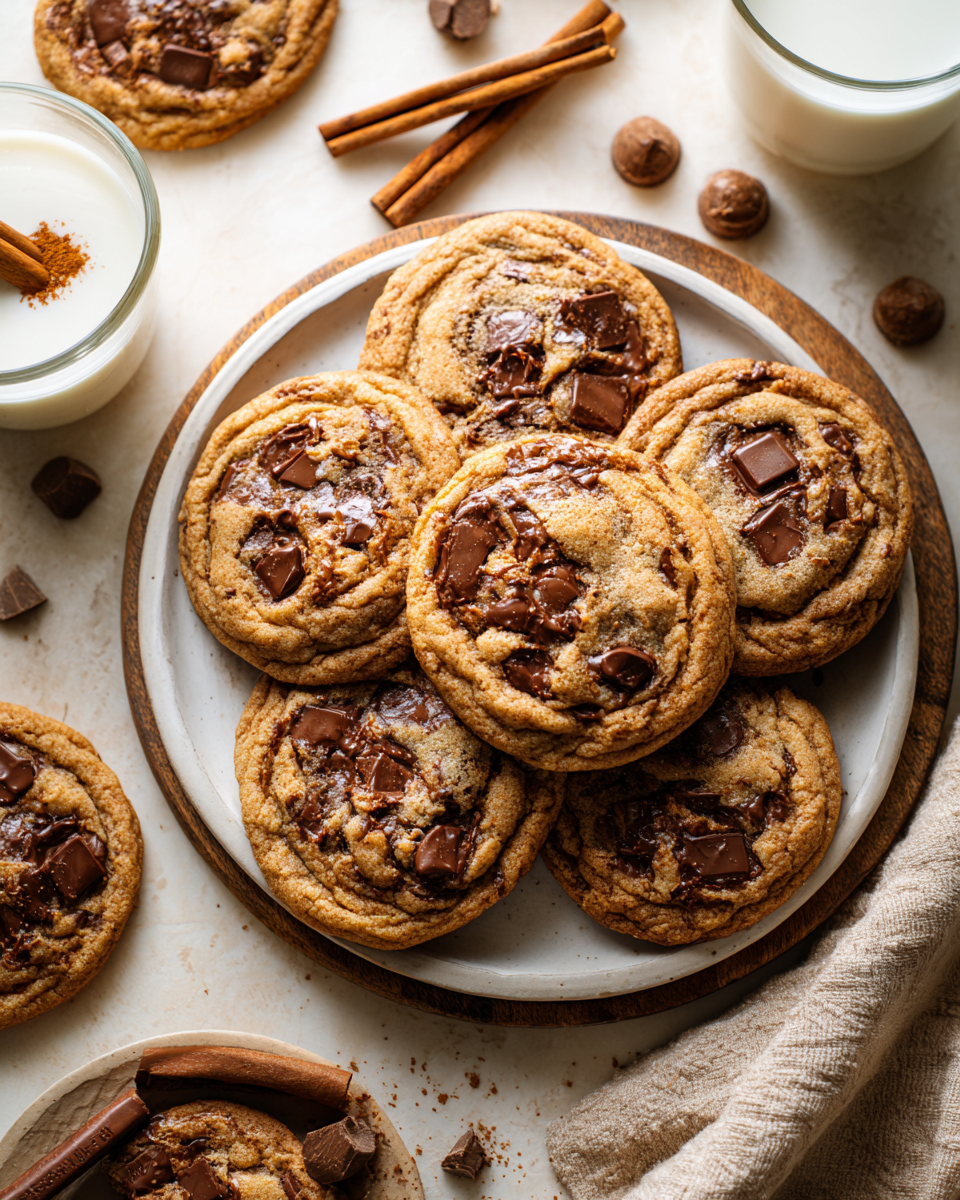 Indulge in homemade Chocolate Chip Biscoff Cookies, blending classic flavors with Biscoff spread for a delicious treat. Perfect for the holiday season!