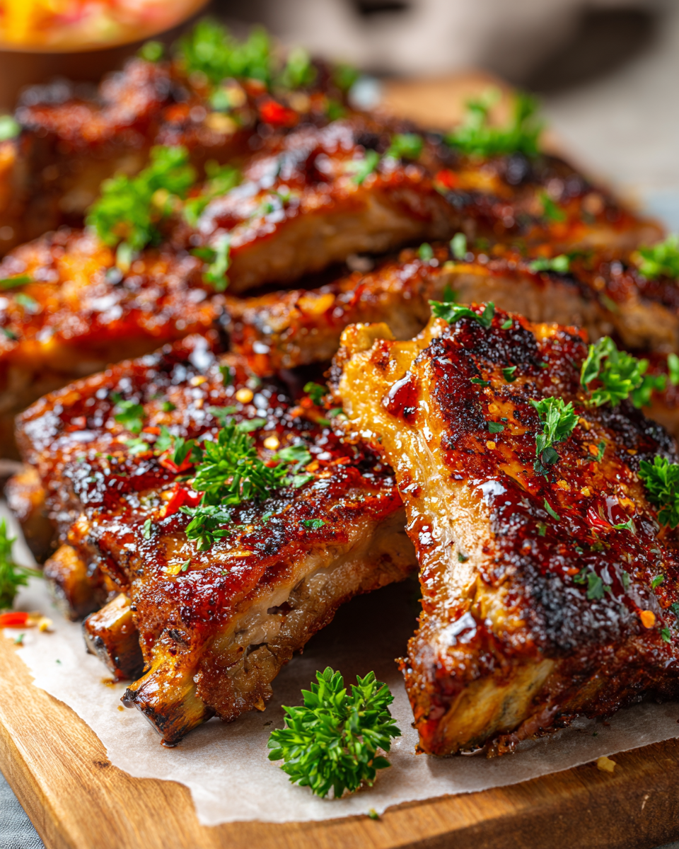 Irresistible Spicy Pork Ribs Recipe Delicious Spicy Pork Ribs grilled to perfection, perfect for any festive gathering. Ideal for family dinner and holiday celebrations.