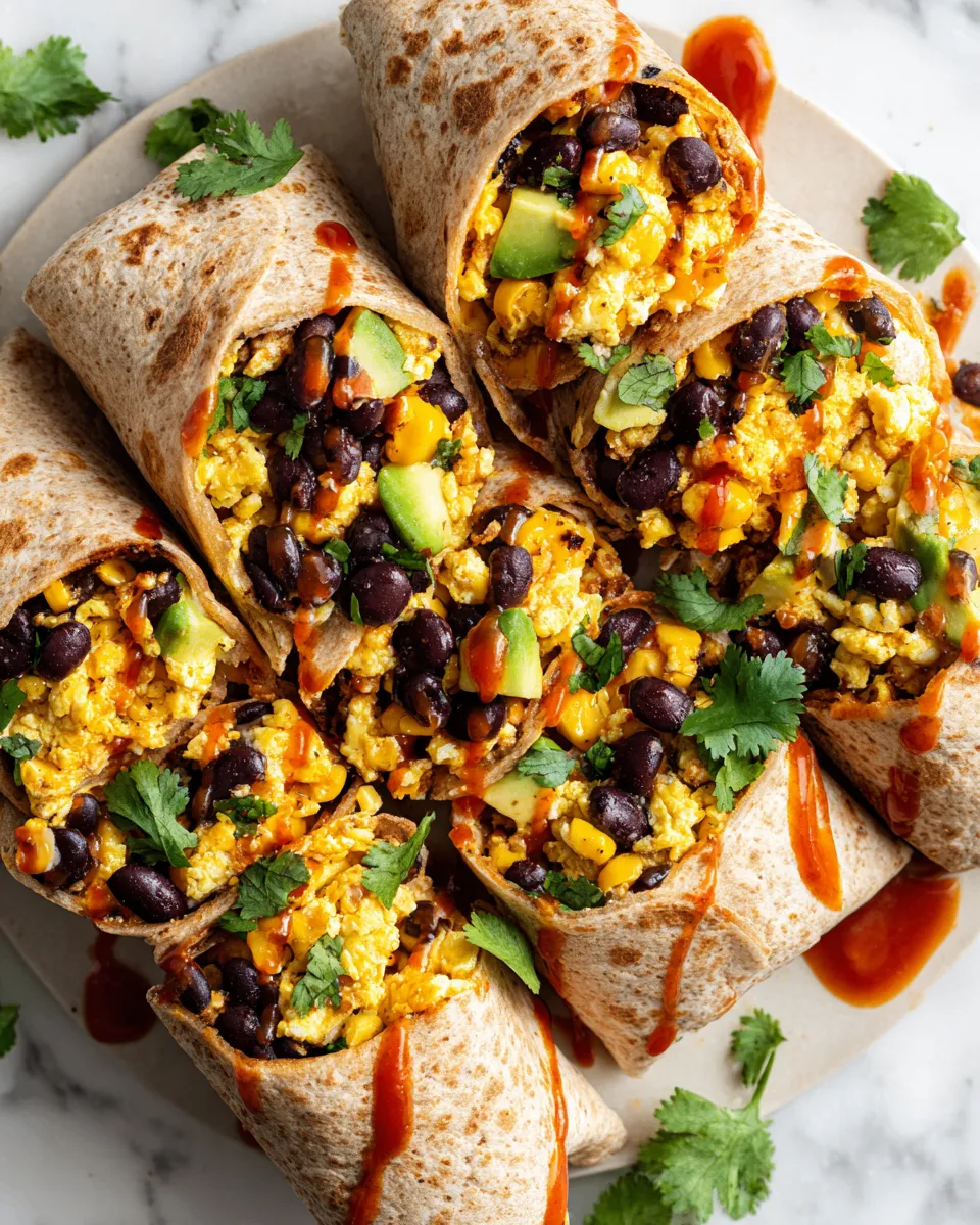 Delicious Healthy Breakfast Burritos