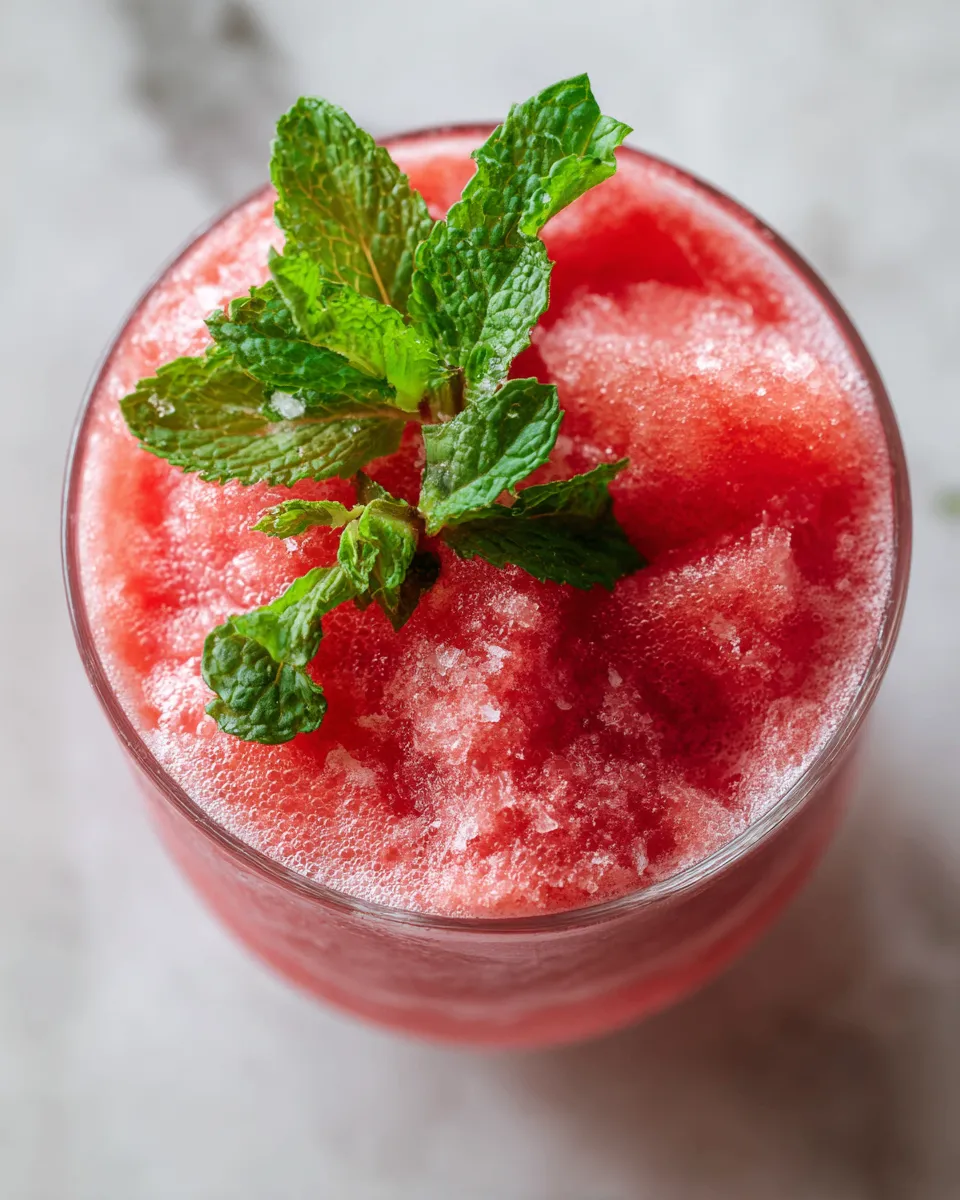 Refreshing Watermelon Slushie for Summer