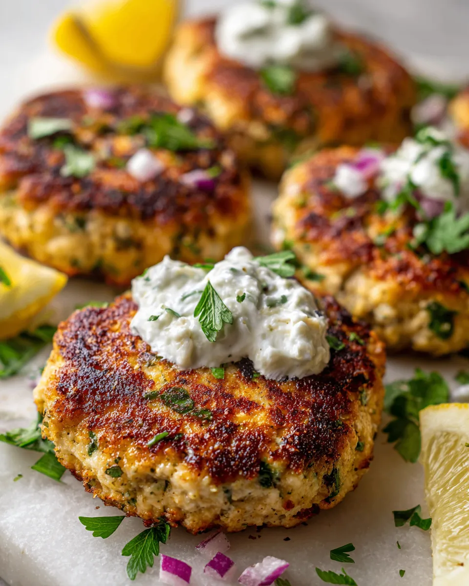 Delicious Mediterranean Chicken Patties Recipe