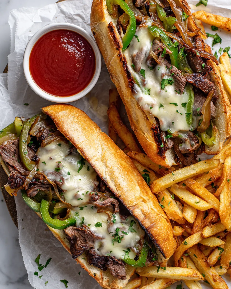Delicious Philly Cheesesteak Sandwich in 30 Minutes