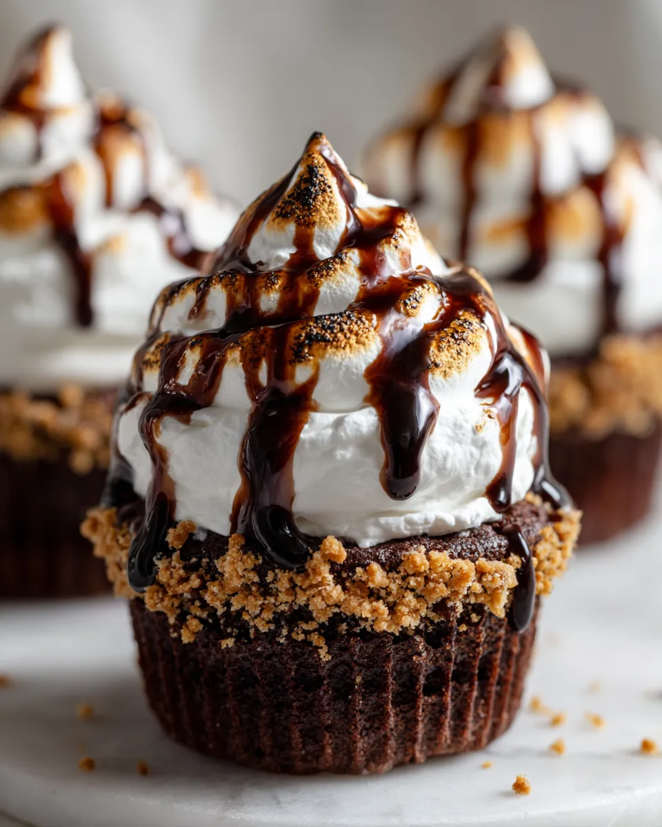 Delicious S’mores Cupcakes for Cozy Holidays