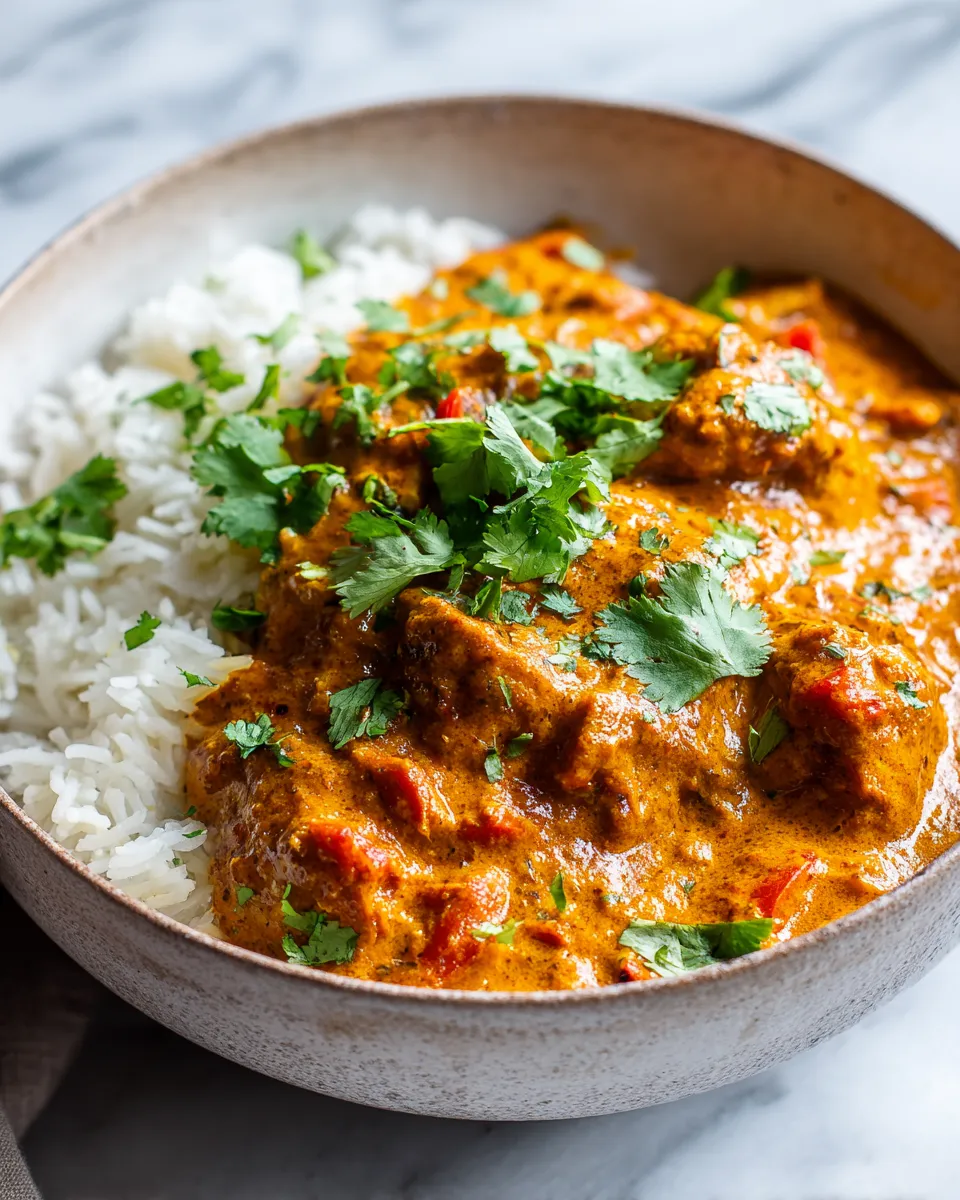 Comforting Slow Cooker Chicken Curry for Cozy Nights