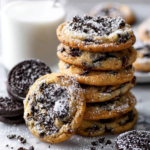 Oreo chocolate chip cookies baked to perfection, ideal for holiday enjoyment and sharing with loved ones.