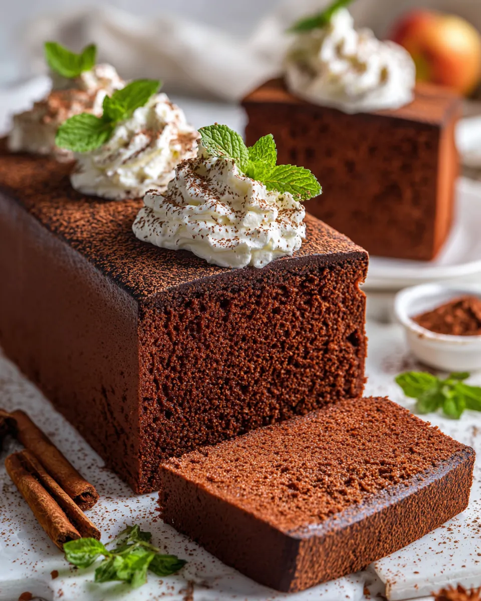 Light and Airy Chocolate Castella Cake