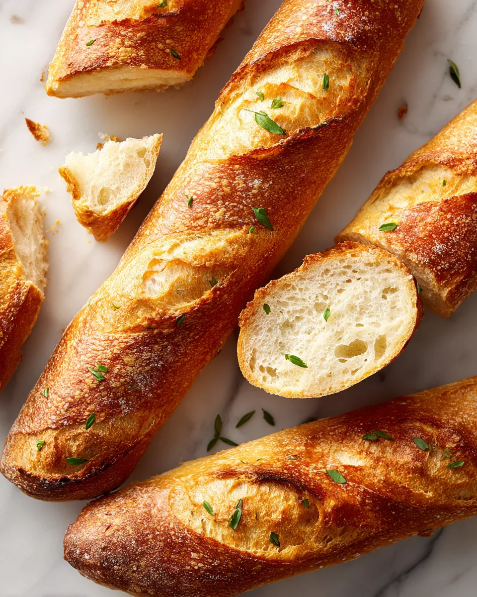 Delicious Homemade French Baguettes Delicious Homemade French Baguettes