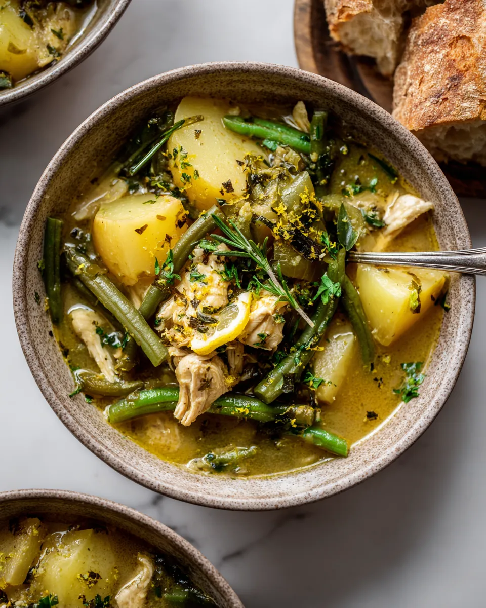 Lemon Rosemary Chicken Soup Recipe