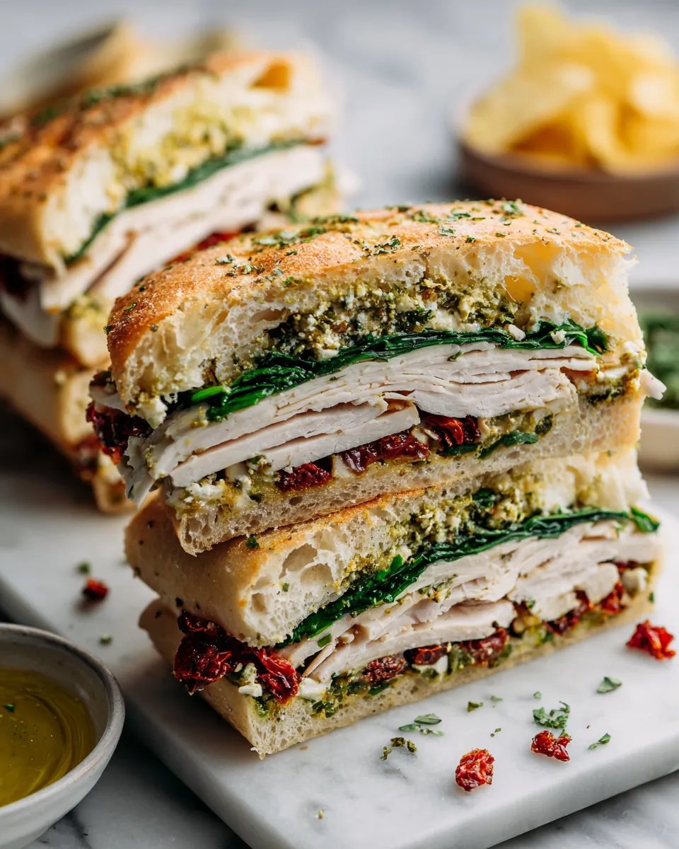 Flavor-Packed Trader Joe’s Focaccia Turkey Sandwich