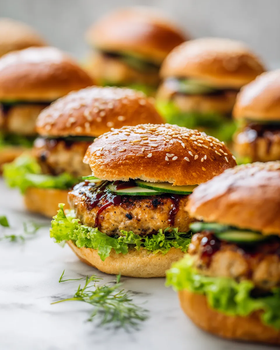Savory Chicken Teriyaki Burgers for a Cozy Feast