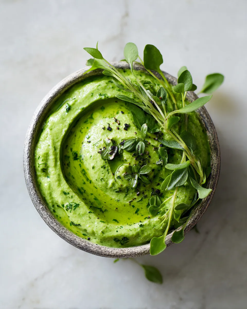 5-Minute Magic Green Sauce made with fresh herbs and zesty lemon, perfect for drizzling over grilled meats and vegetables. Easy and versatile.