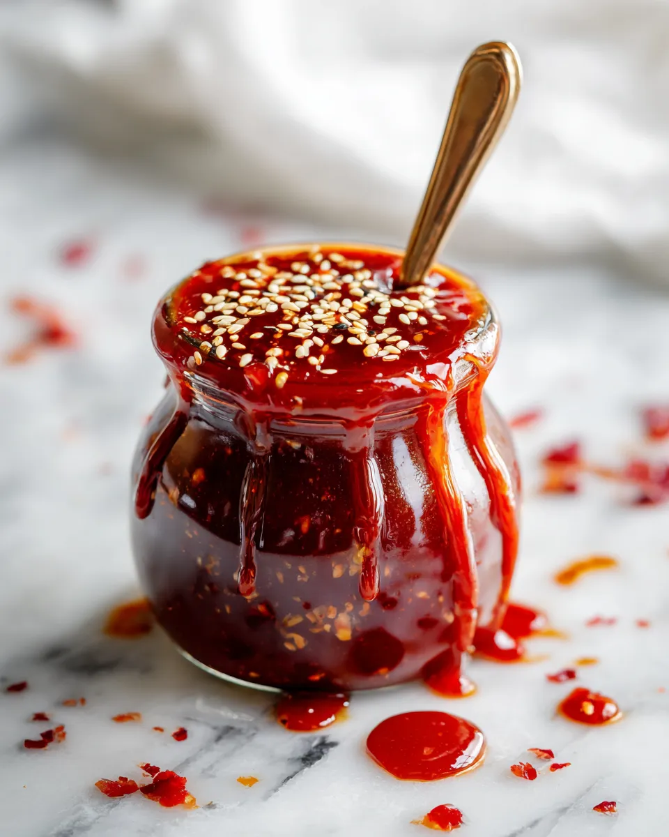 Homemade gochujang sauce ready in 15 minutes, adding rich flavor to holiday meals.